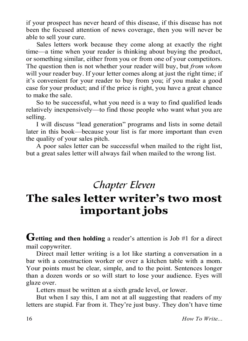 image for page How to Write Blockbuster Sales Letters