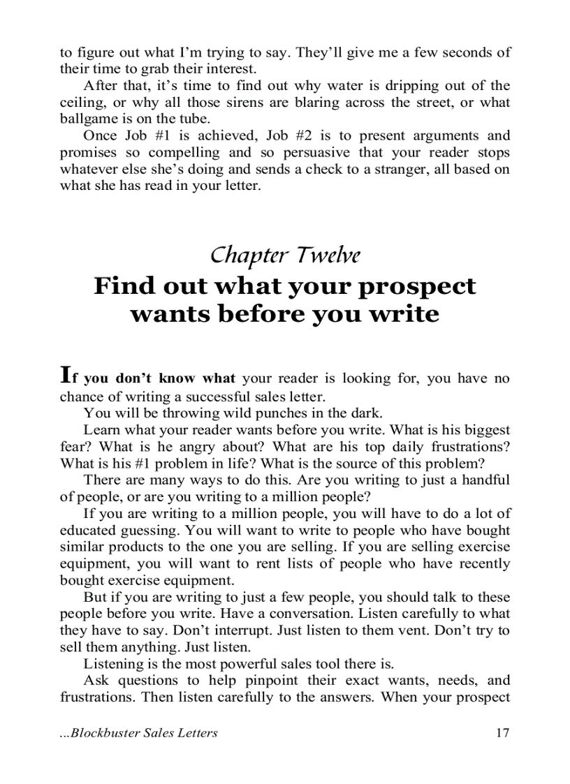 image for page How to Write Blockbuster Sales Letters
