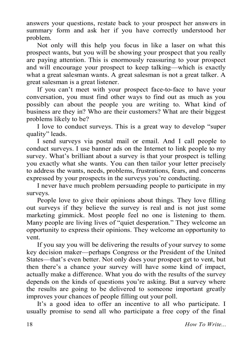 image for page How to Write Blockbuster Sales Letters