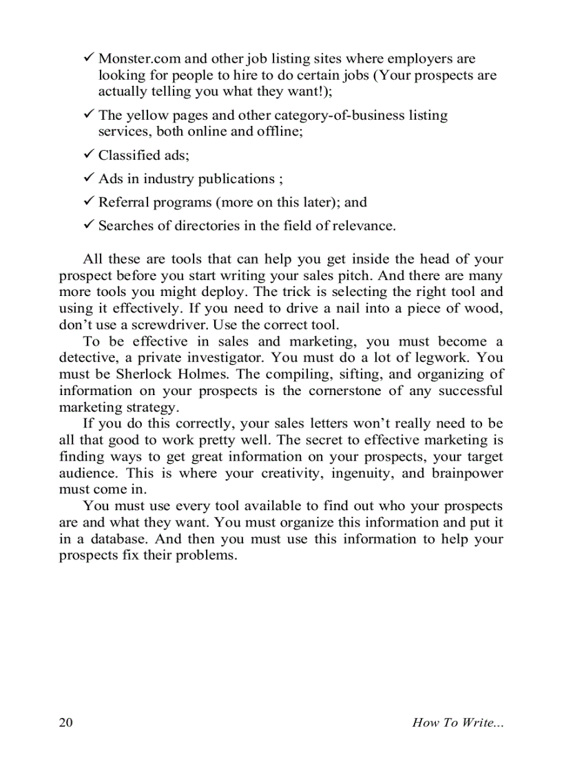 image for page How to Write Blockbuster Sales Letters