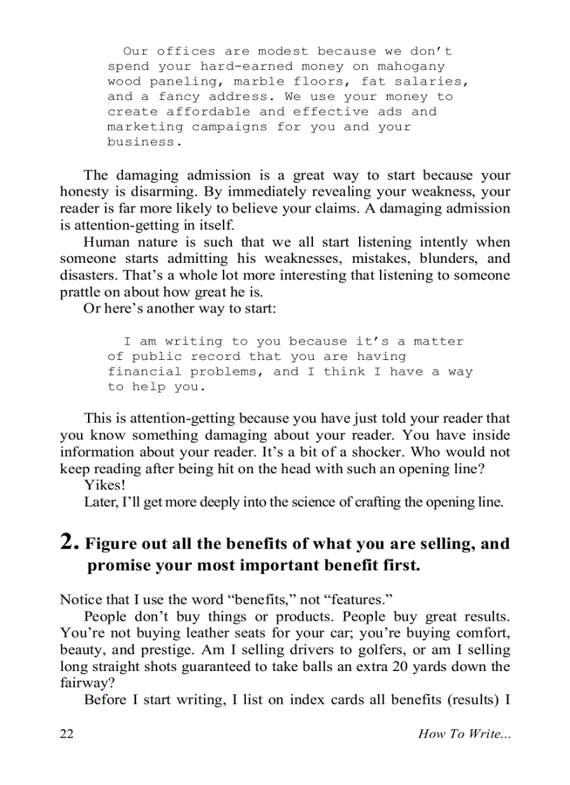 image for page How to Write Blockbuster Sales Letters