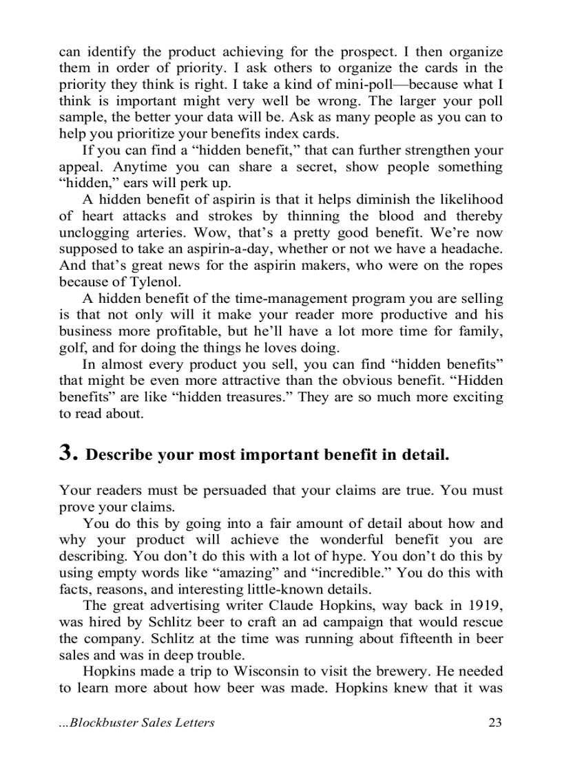 image for page How to Write Blockbuster Sales Letters