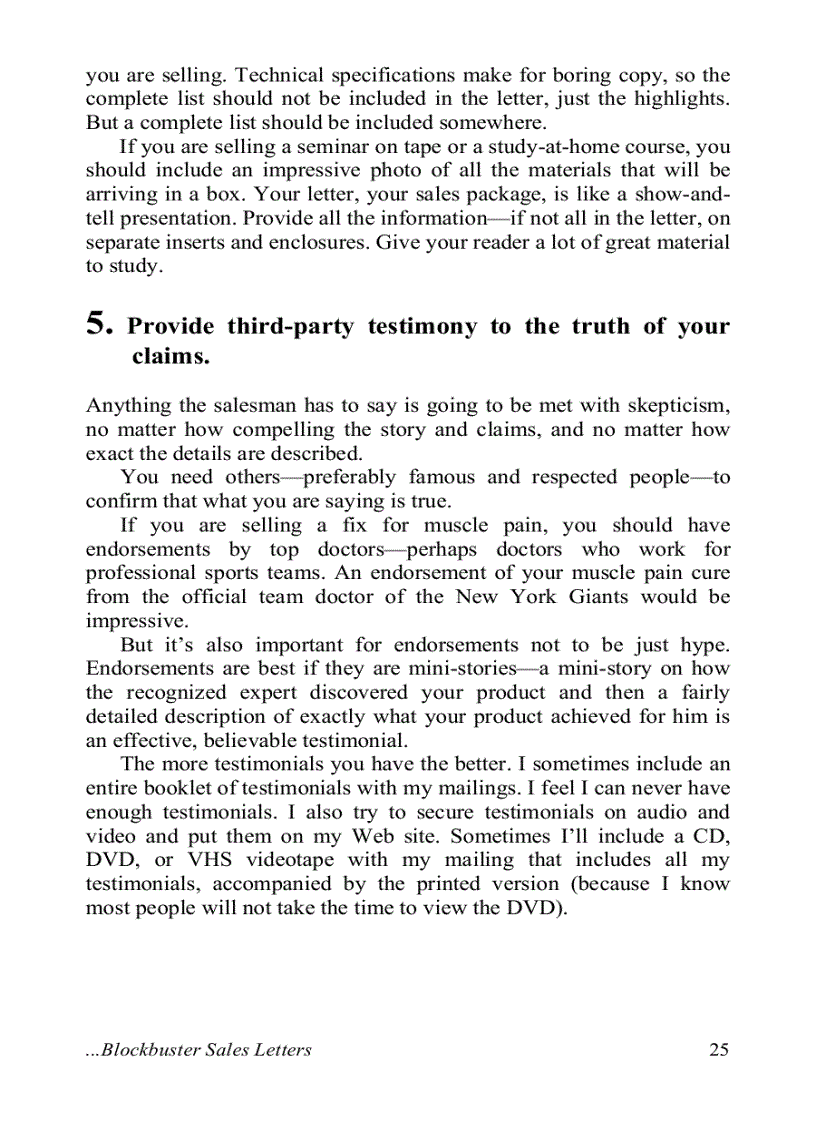 image for page How to Write Blockbuster Sales Letters