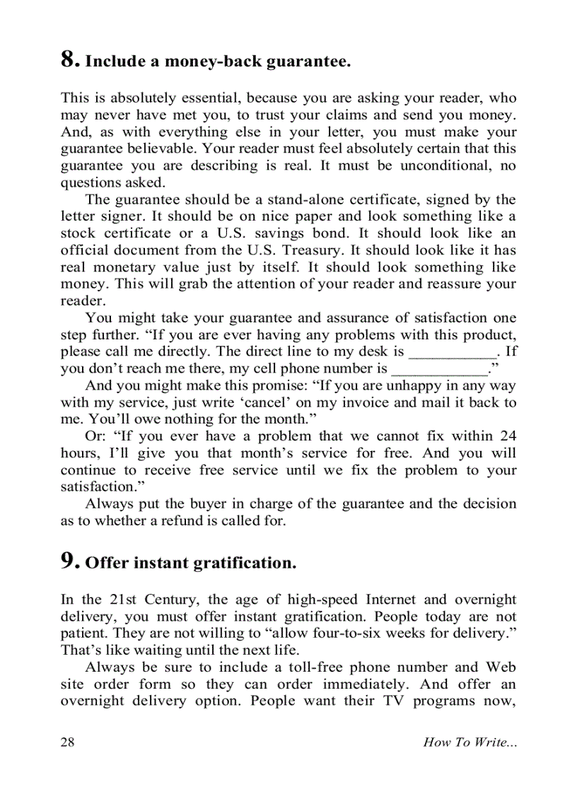 image for page How to Write Blockbuster Sales Letters