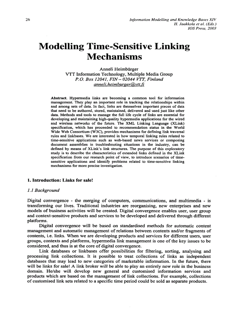 image for page Information Modelling and Knowledge Bases XIV