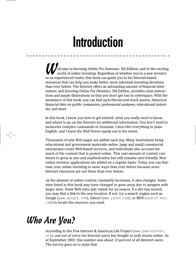 image for page Investing Online for Dummies 5th Edition