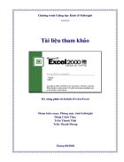 Kỹ Năng Phân Tích Kinh Tế Trong Excel 2000