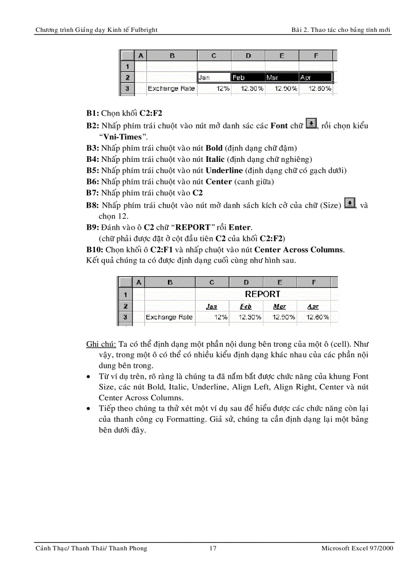image for page Kỹ Năng Phân Tích Kinh Tế Trong Excel 2000
