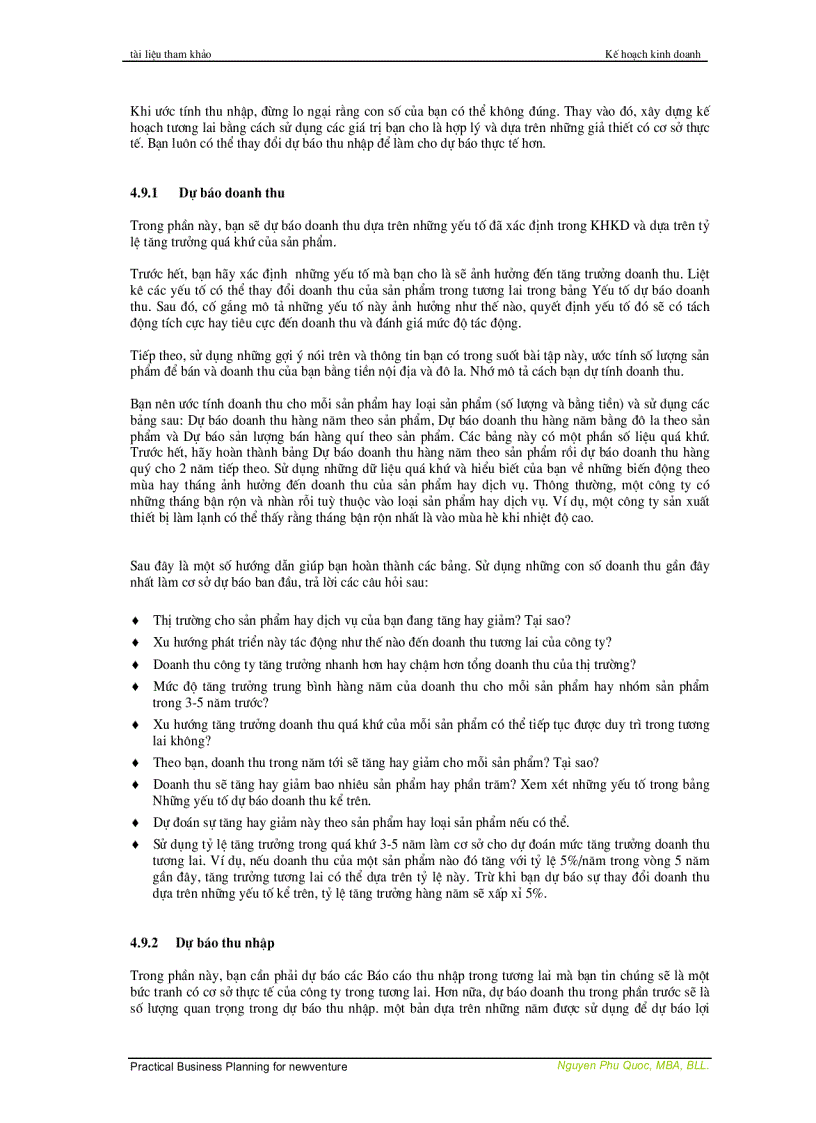 image for page Lập Kế Hoạch Khởi Sự Kinh Doanh Hiệu Quả