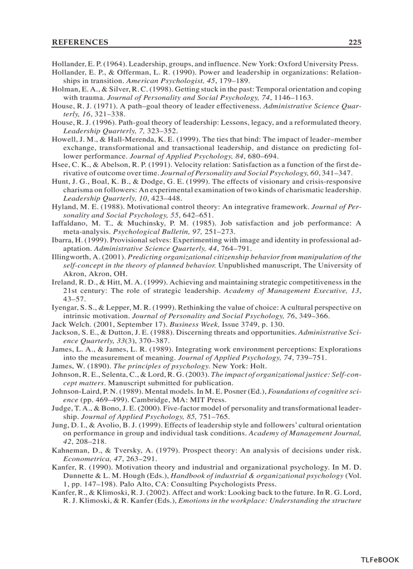 image for page Leadership Processes and Follower Self Identity