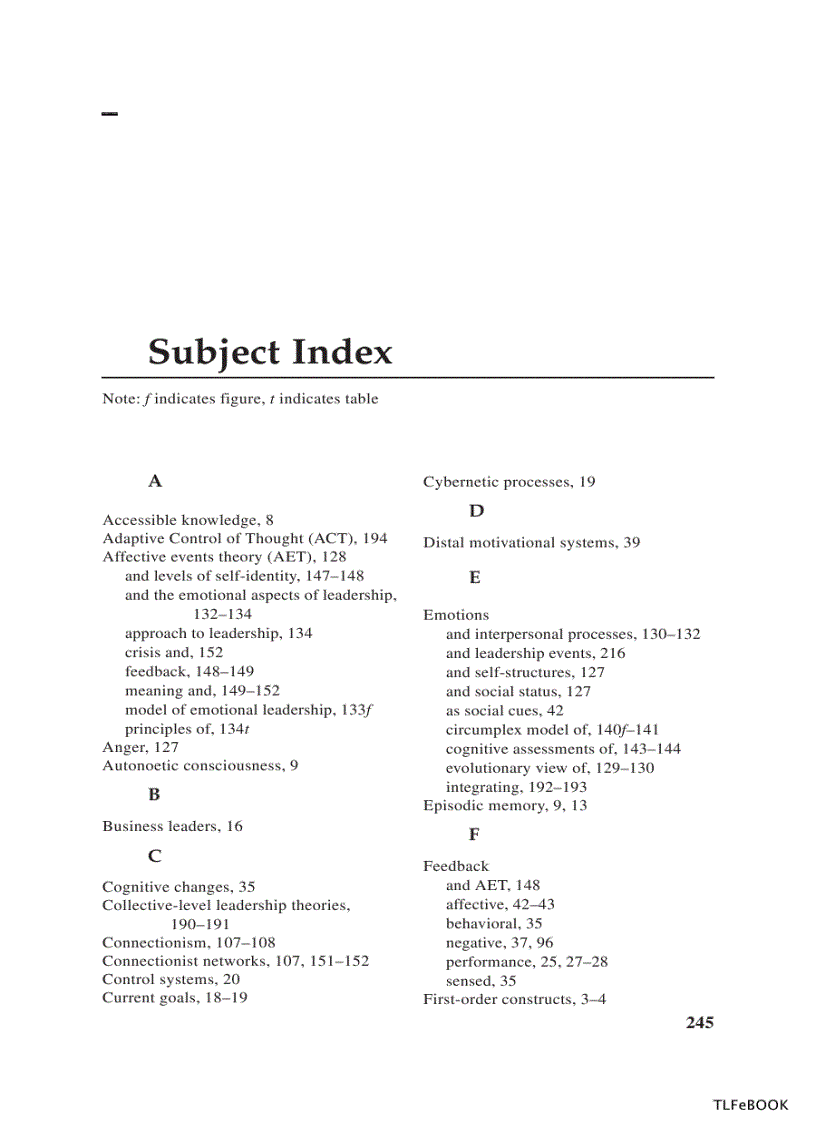 image for page Leadership Processes and Follower Self Identity