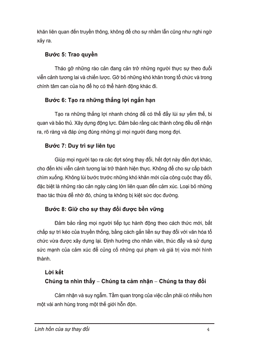 image for page Linh hồn của sự thay đổi