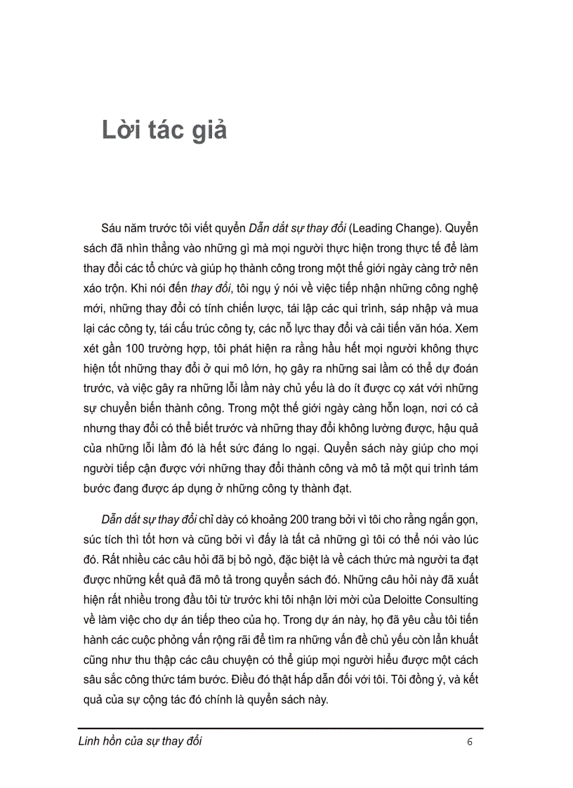 image for page Linh hồn của sự thay đổi