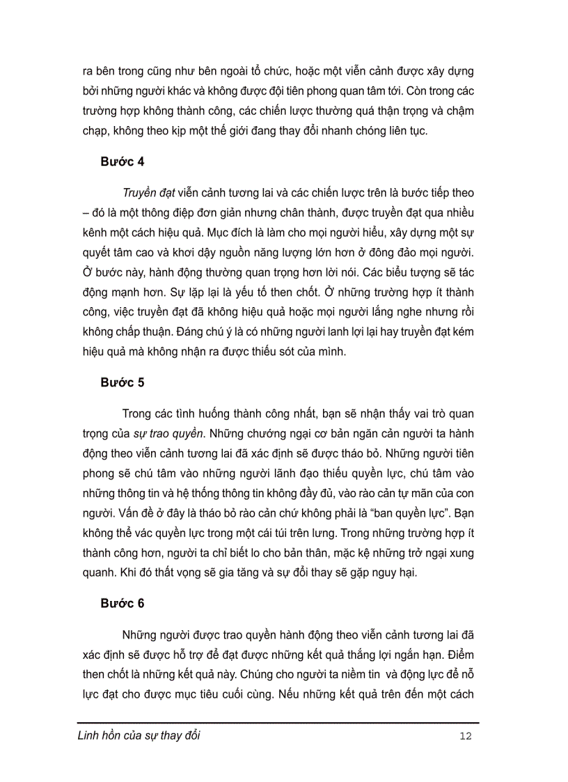 image for page Linh hồn của sự thay đổi