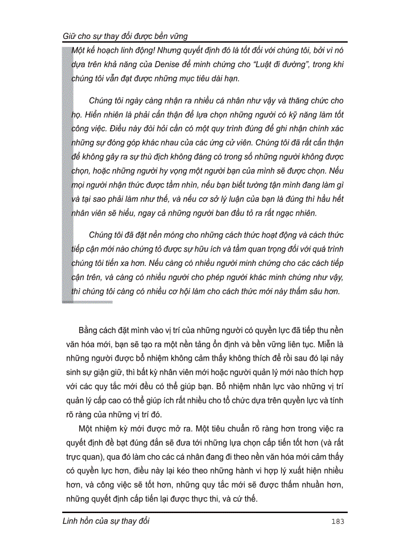 image for page Linh hồn của sự thay đổi