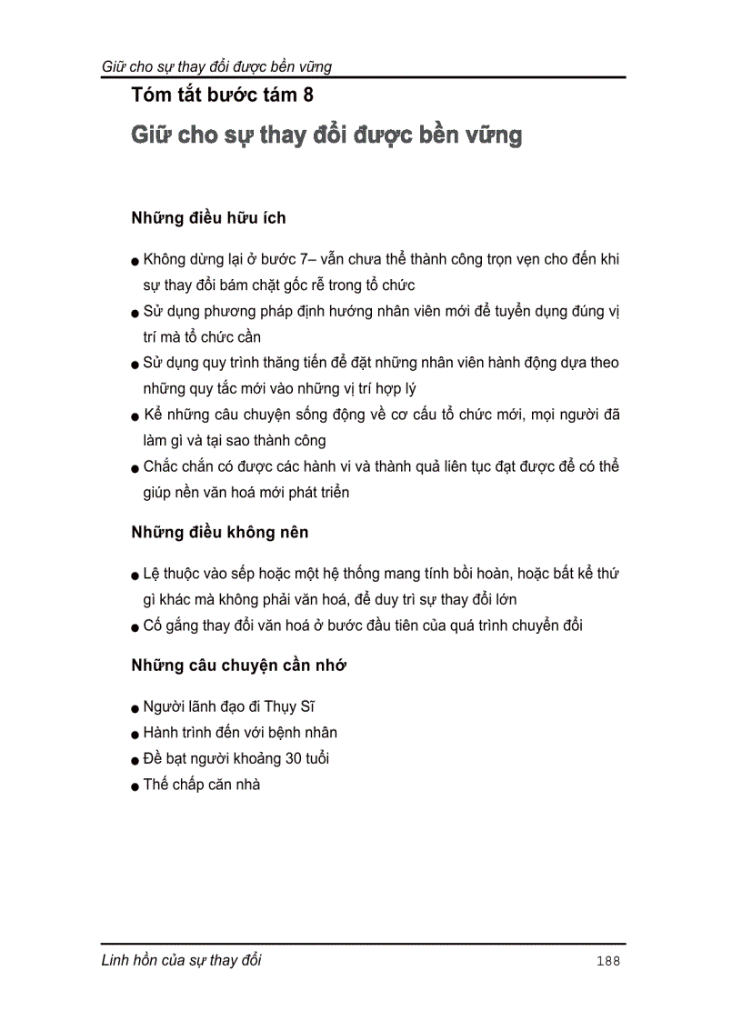 image for page Linh hồn của sự thay đổi