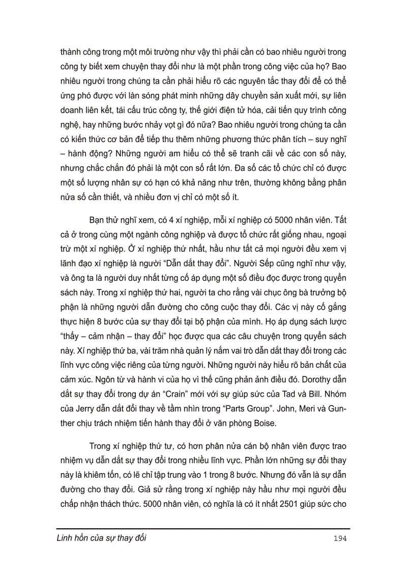 image for page Linh hồn của sự thay đổi