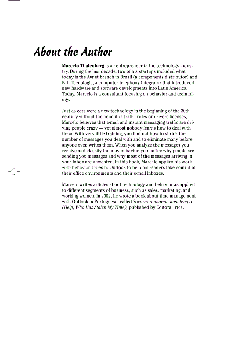 image for page Managing Your Business with Outlook 2003 For Dummies