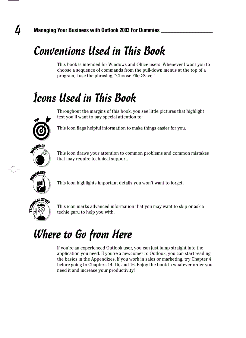 image for page Managing Your Business with Outlook 2003 For Dummies