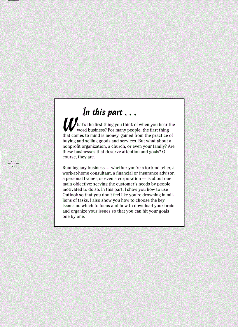 image for page Managing Your Business with Outlook 2003 For Dummies