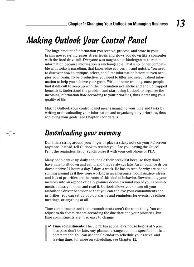 image for page Managing Your Business with Outlook 2003 For Dummies