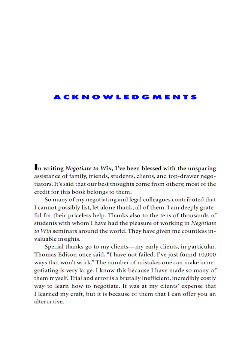 image for page Negotiate to Win The 21 Rules for Successful Negotiating