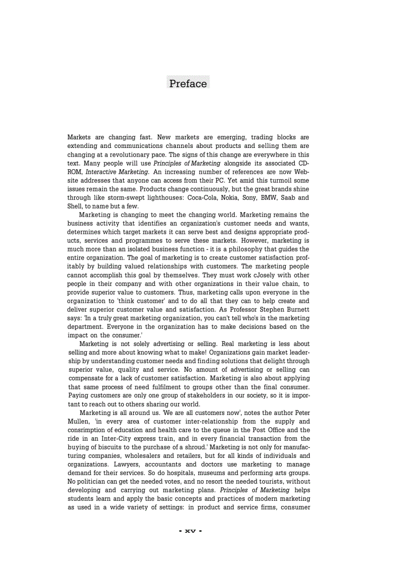 image for page Principles Of Marketing 2nd European Edition