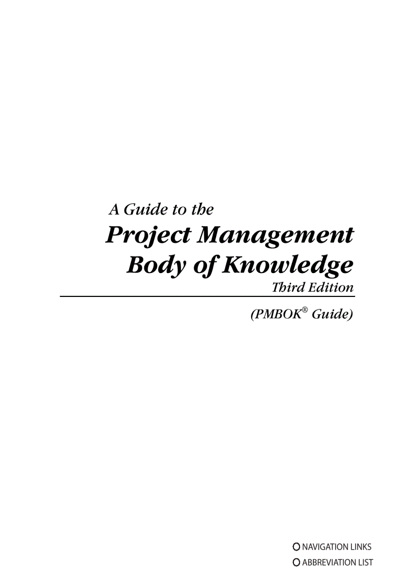 Project management book