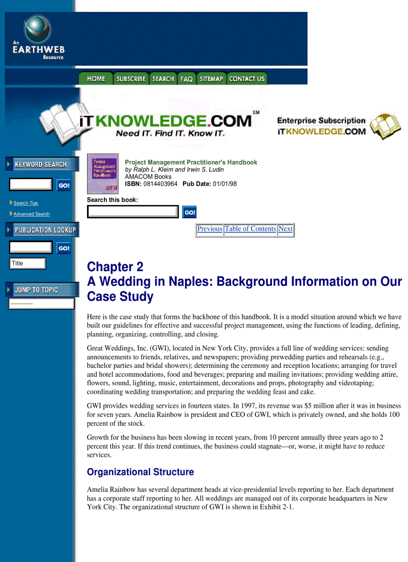 image for page Project Management Practitioner s Handbook