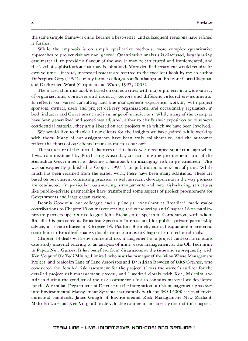 image for page Project Risk Management Guidelines Managing Risk in Large Projects and Complex Procurements