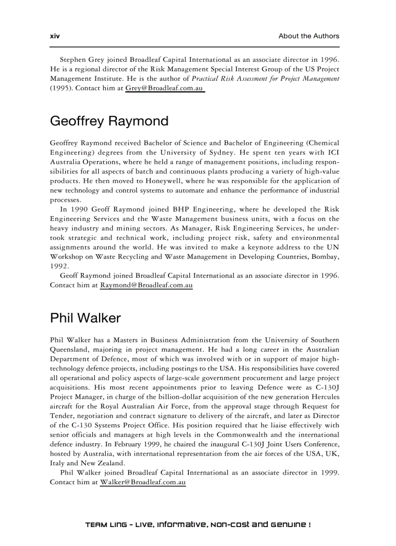 image for page Project Risk Management Guidelines Managing Risk in Large Projects and Complex Procurements