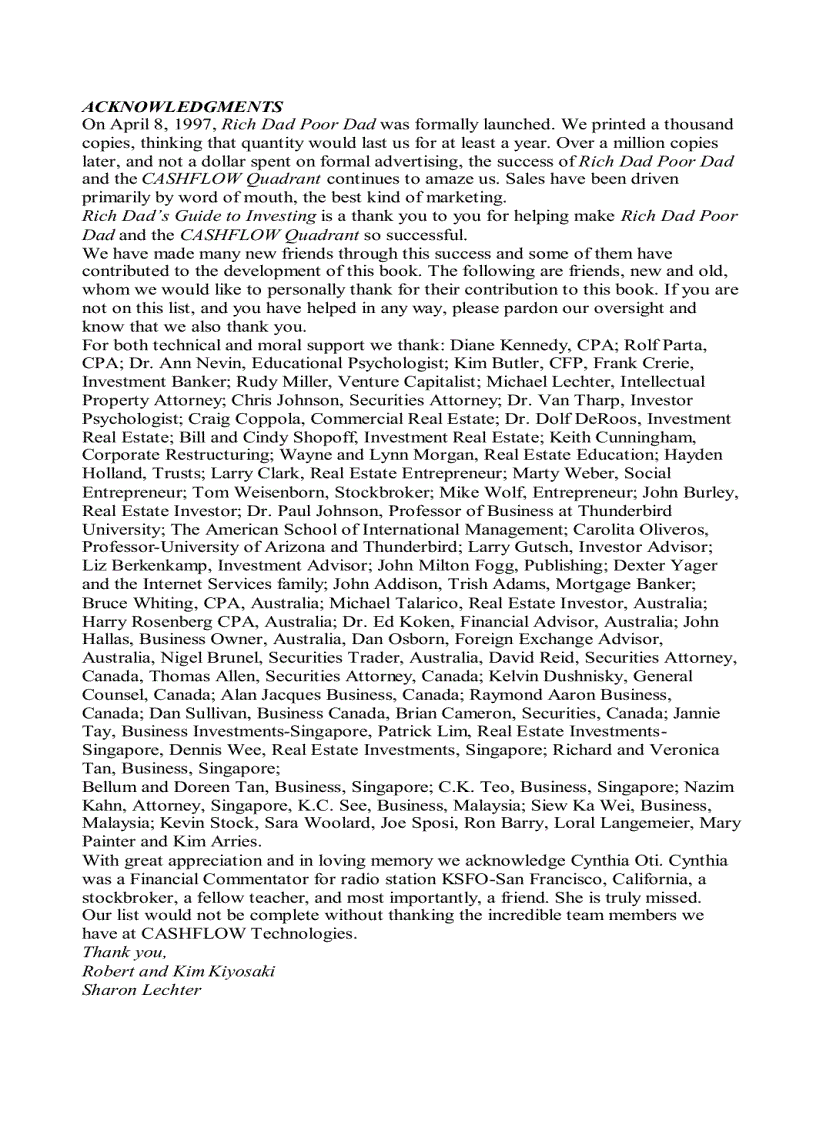 image for page Rich Dad s Guide to Investing Dạy con làm giàu tập 3