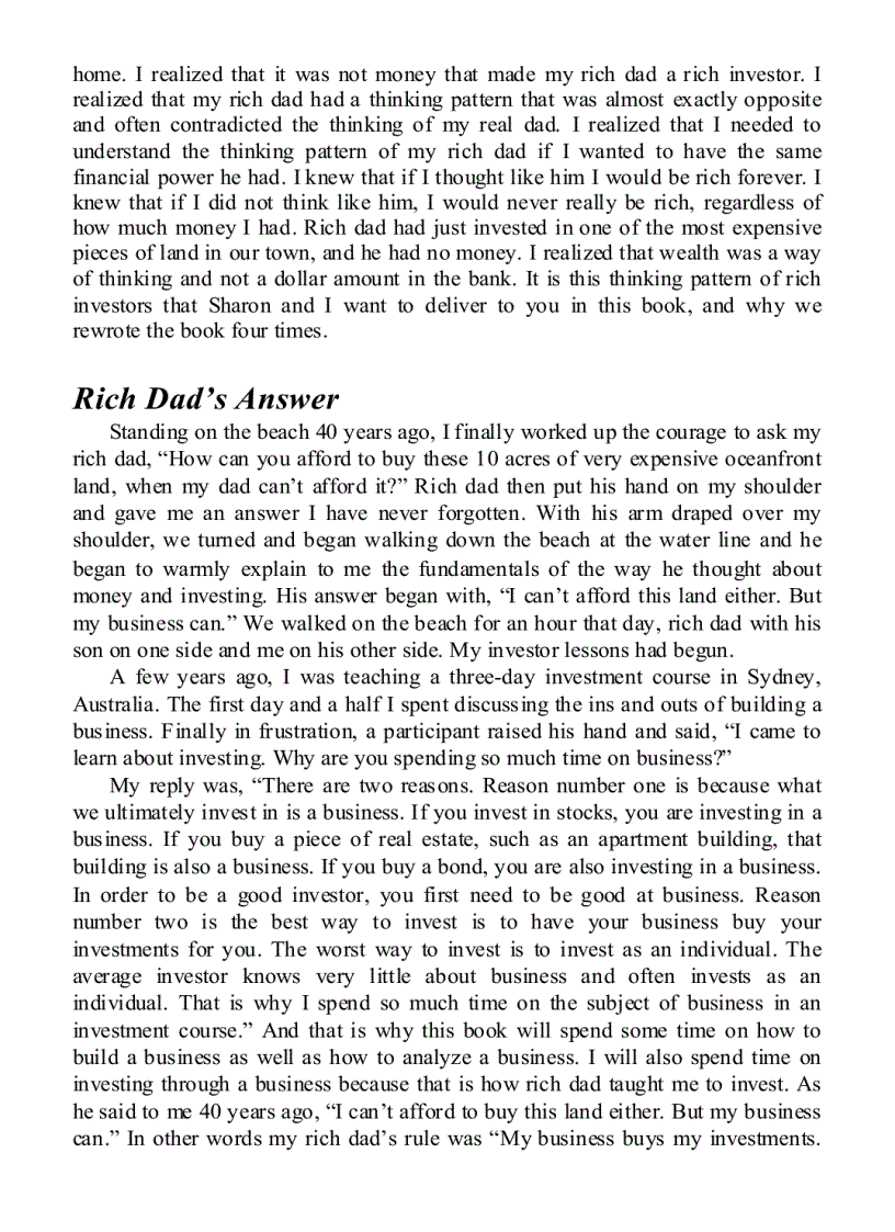 image for page Rich Dad s Guide to Investing Dạy con làm giàu tập 3