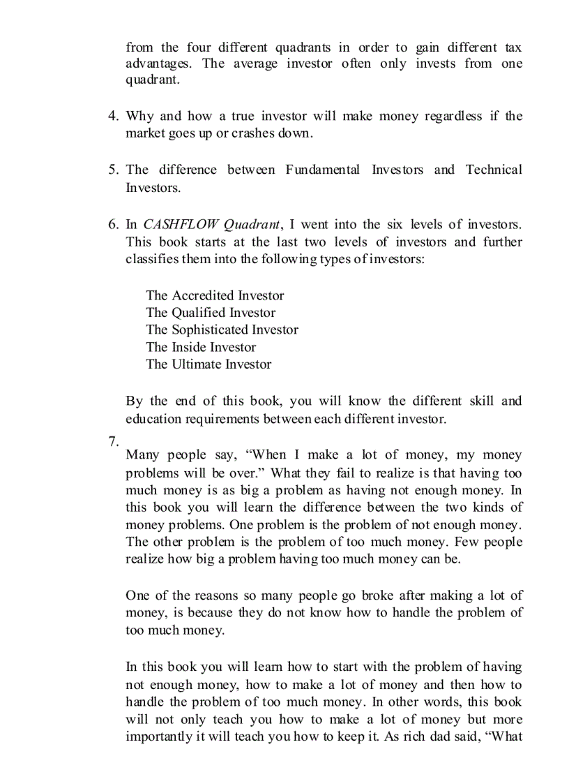 image for page Rich Dad s Guide to Investing Dạy con làm giàu tập 3