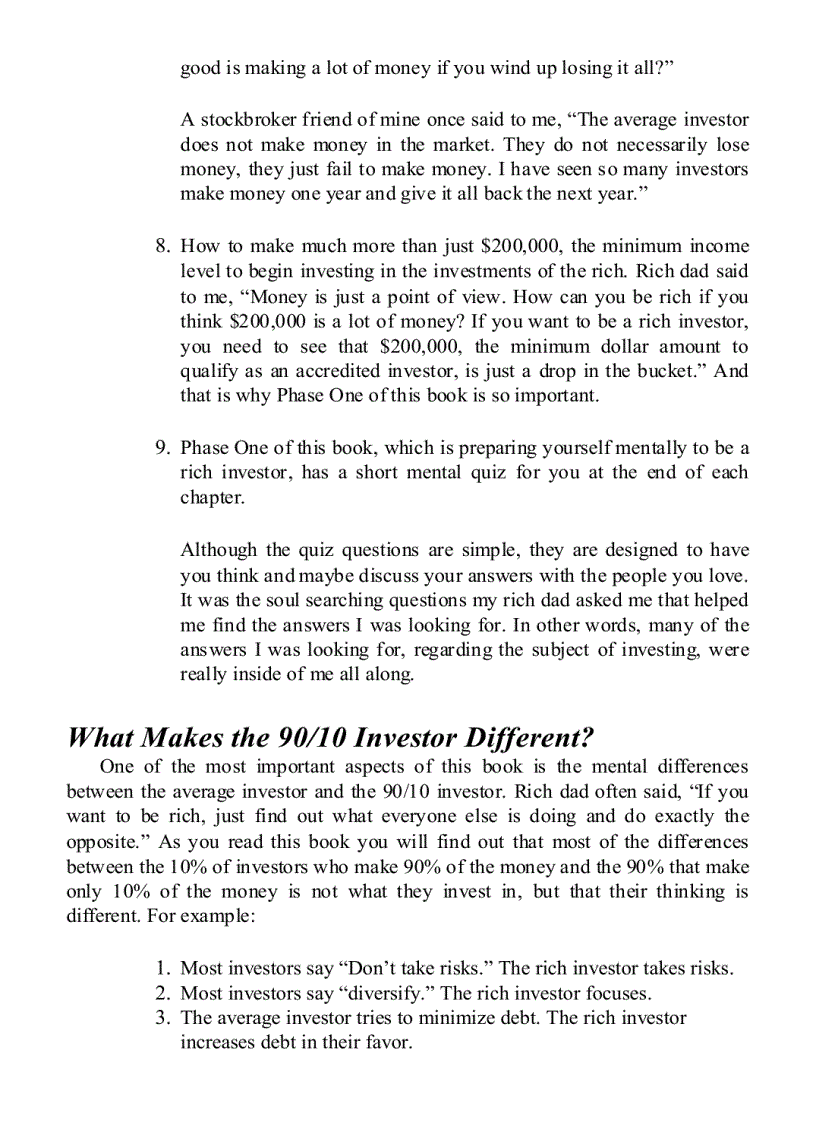 image for page Rich Dad s Guide to Investing Dạy con làm giàu tập 3