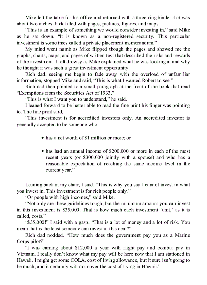 image for page Rich Dad s Guide to Investing Dạy con làm giàu tập 3