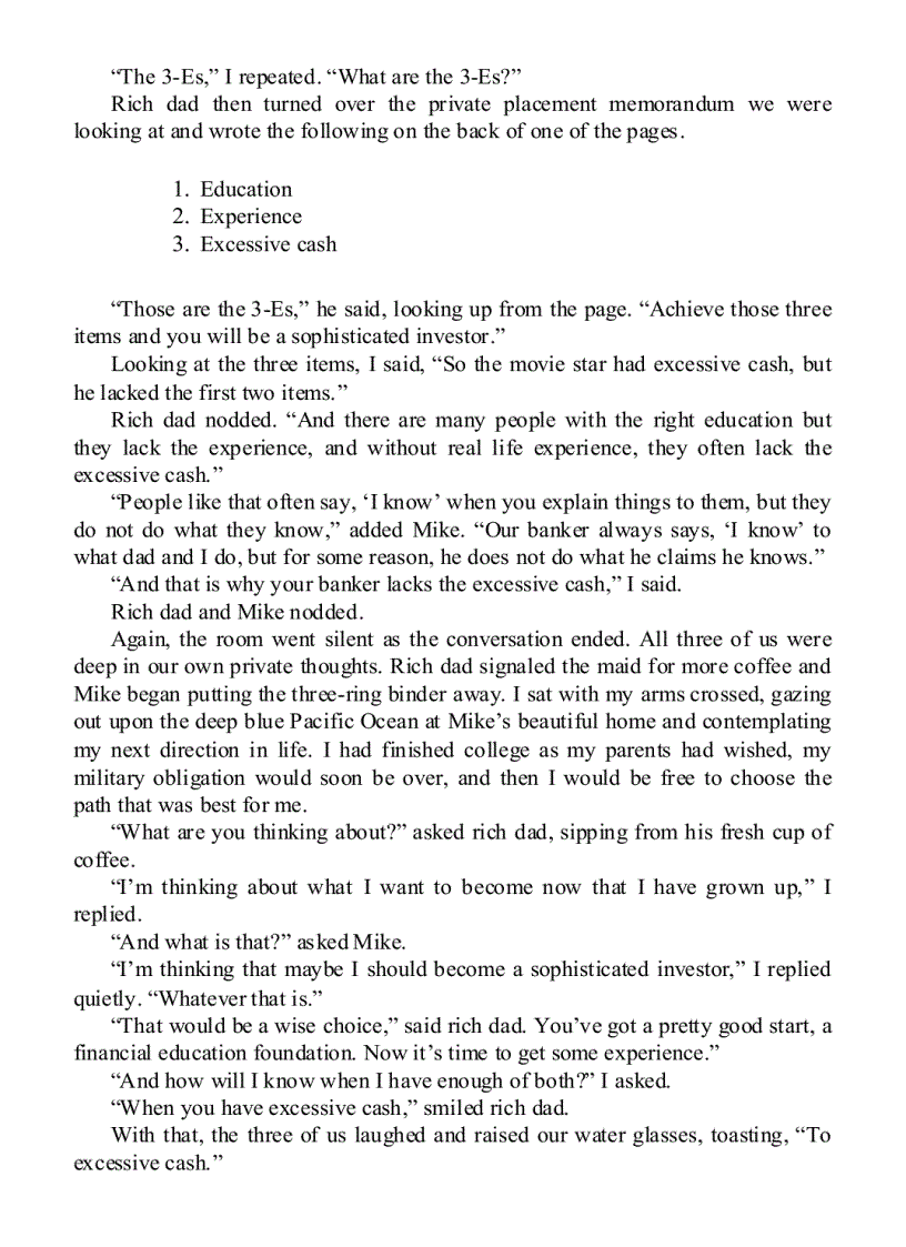 image for page Rich Dad s Guide to Investing Dạy con làm giàu tập 3