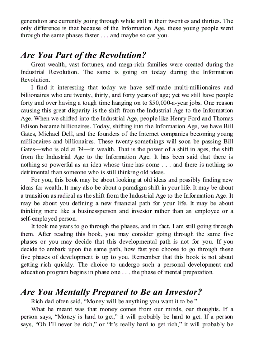 image for page Rich Dad s Guide to Investing Dạy con làm giàu tập 3