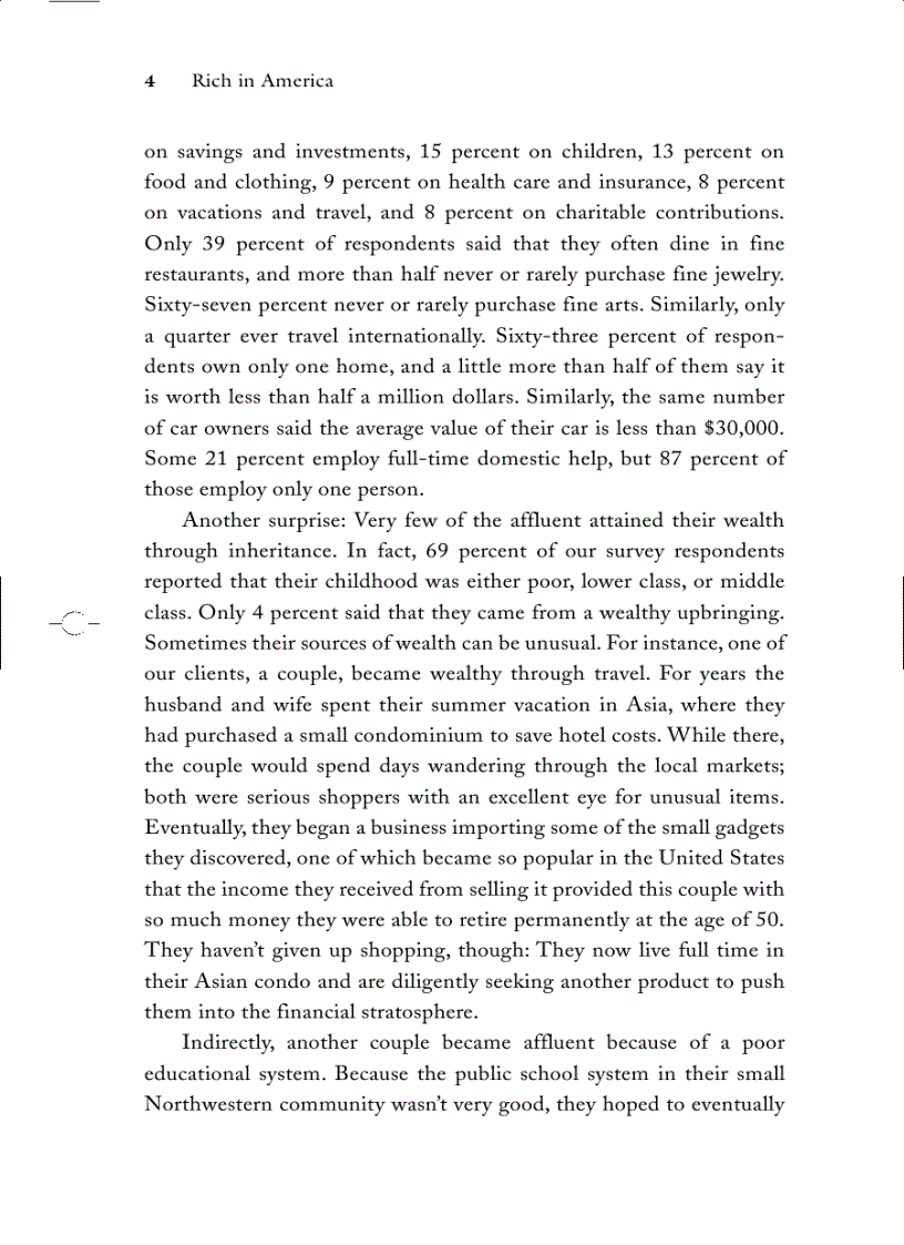 image for page Rich in America Secrets to Creating and Preserving Wealth