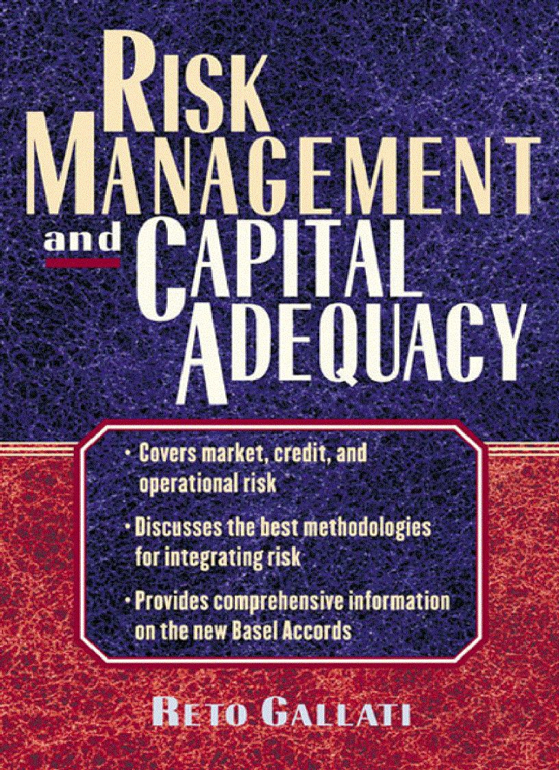 Risk Management And Capita Adequacy
