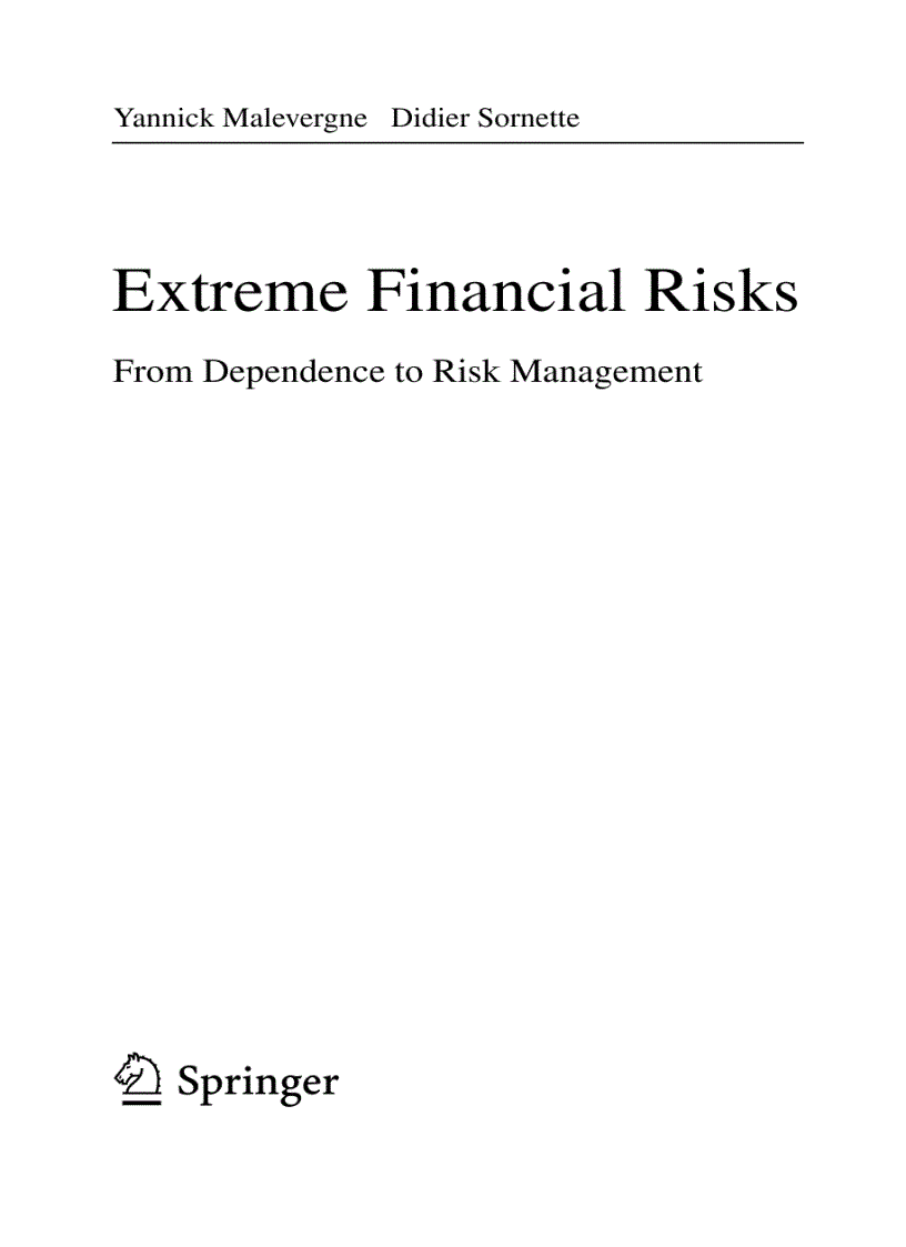 Risks From Dependence to Risk Management