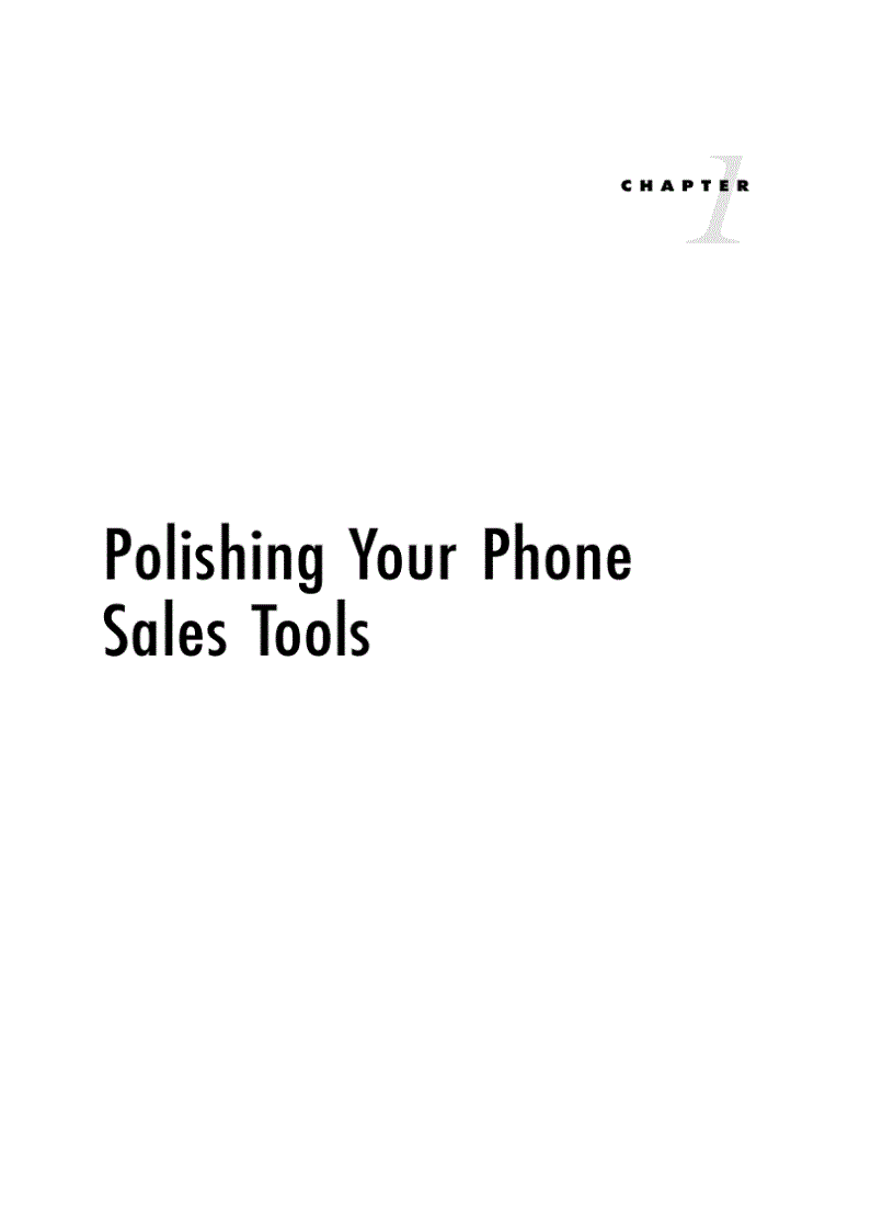 image for page Selling to Anyone over the Phone
