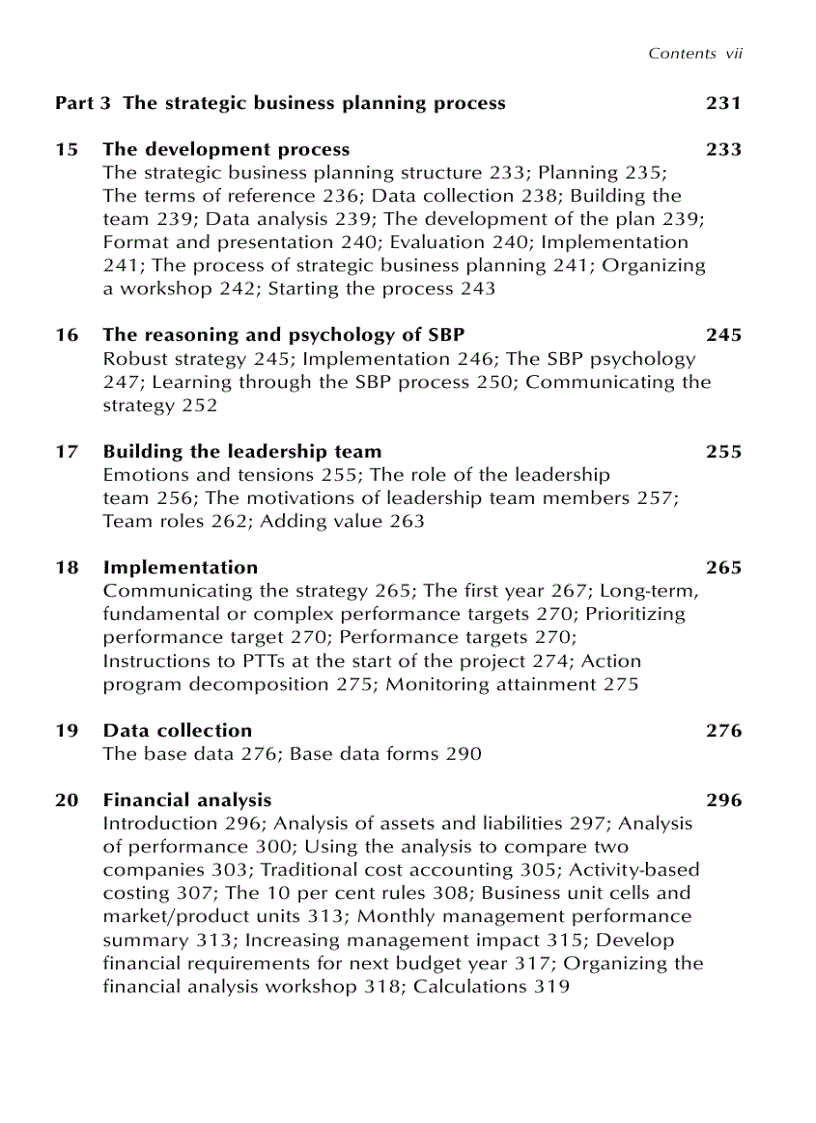 image for page Strategic Business Planning A Dynamic System for Improving Performance Competitive Advantage