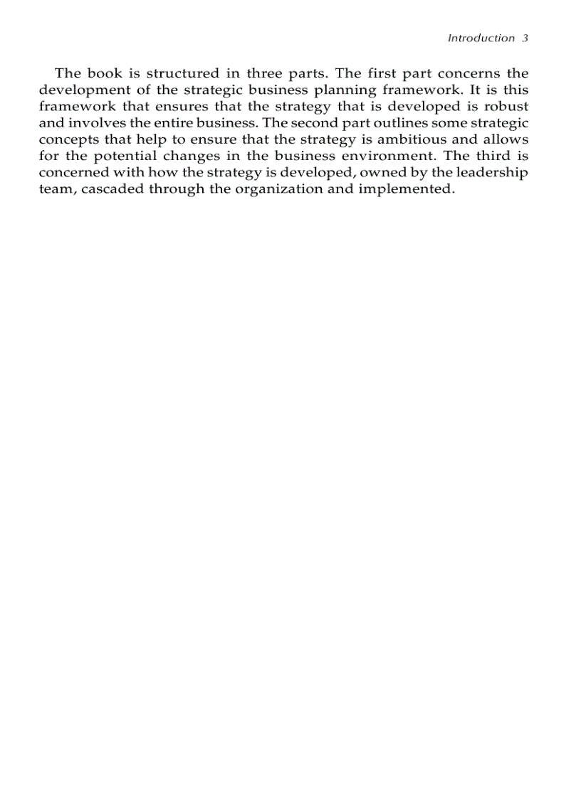 image for page Strategic Business Planning A Dynamic System for Improving Performance Competitive Advantage