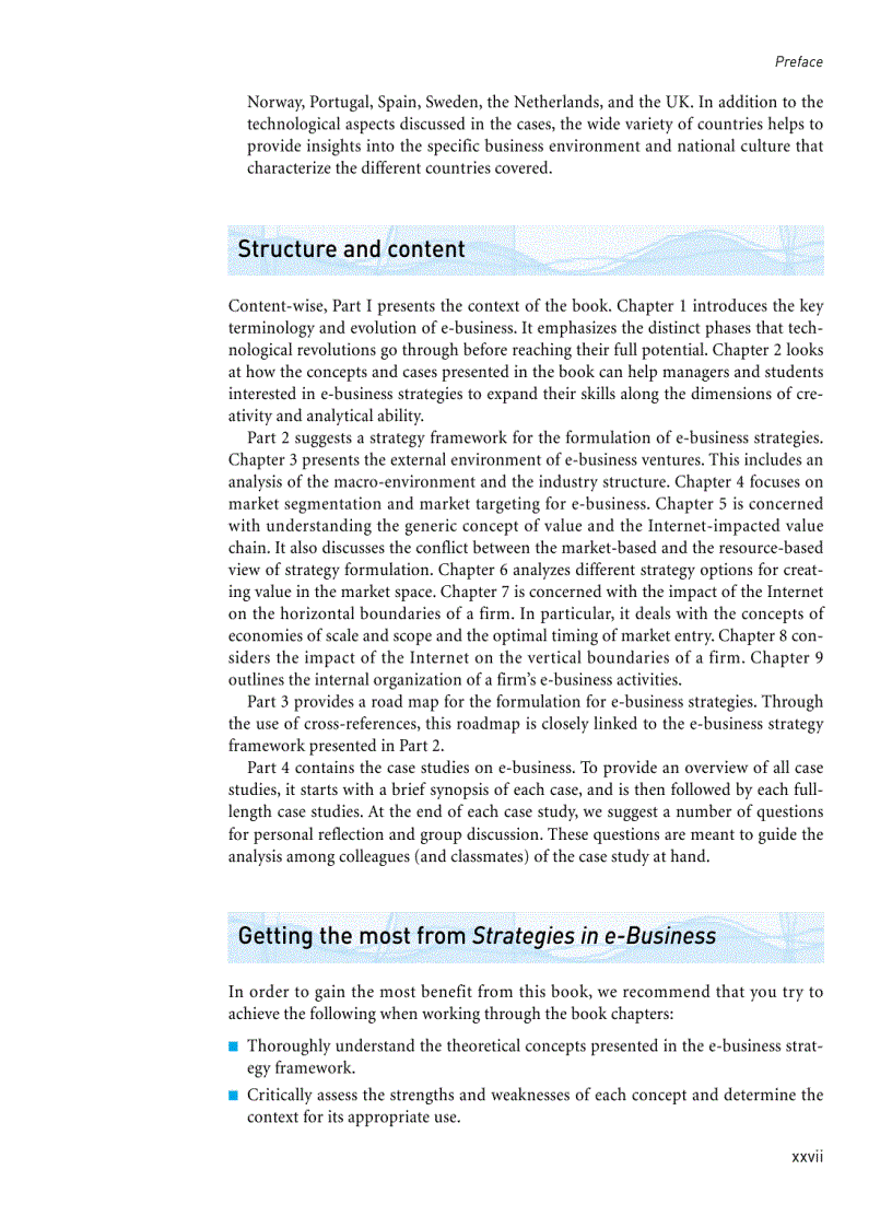 image for page Strategies for E business Creating Value through Electronic and Mobile Commerce