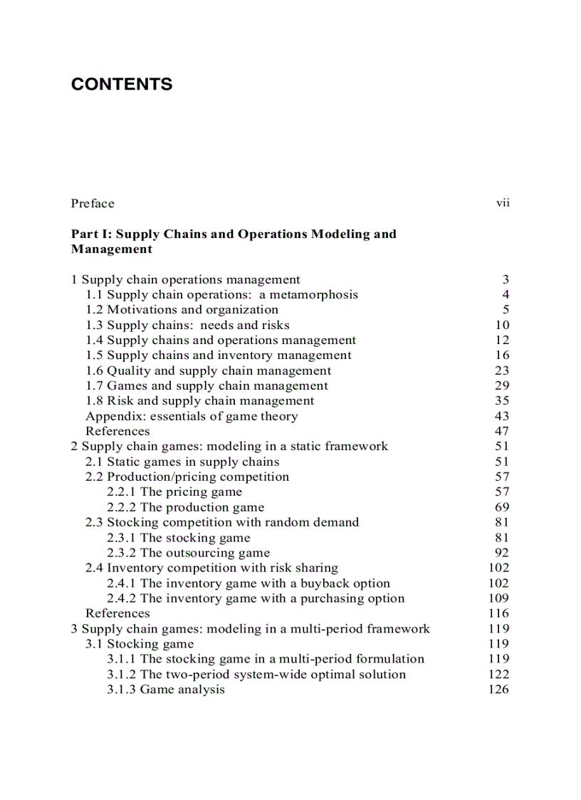 image for page Supply Chain Games Operations Management and Risk Valuation