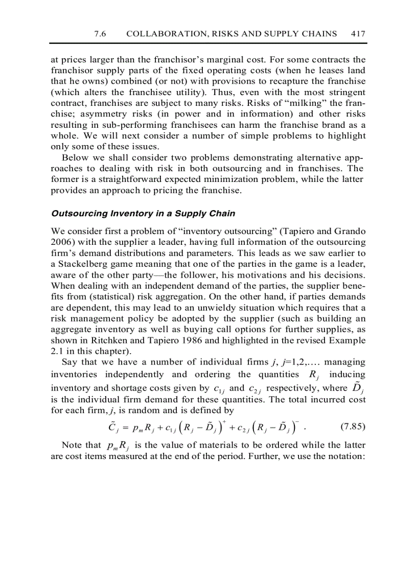 image for page Supply Chain Games Operations Management and Risk Valuation