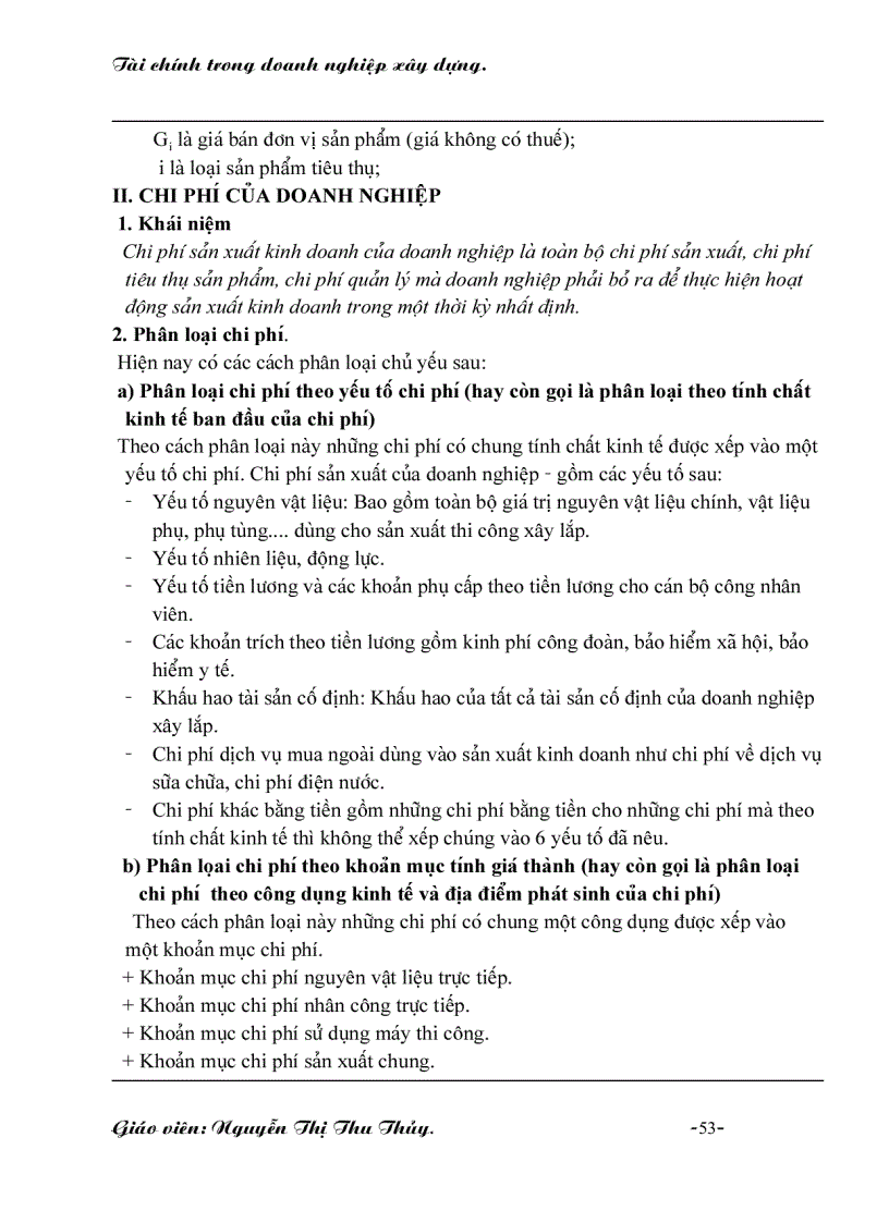 image for page Tài chính trong doanh nghiệp xây dựng