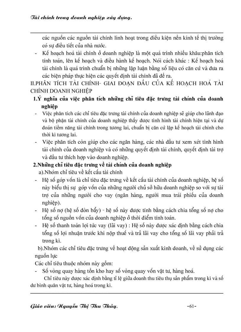 image for page Tài chính trong doanh nghiệp xây dựng