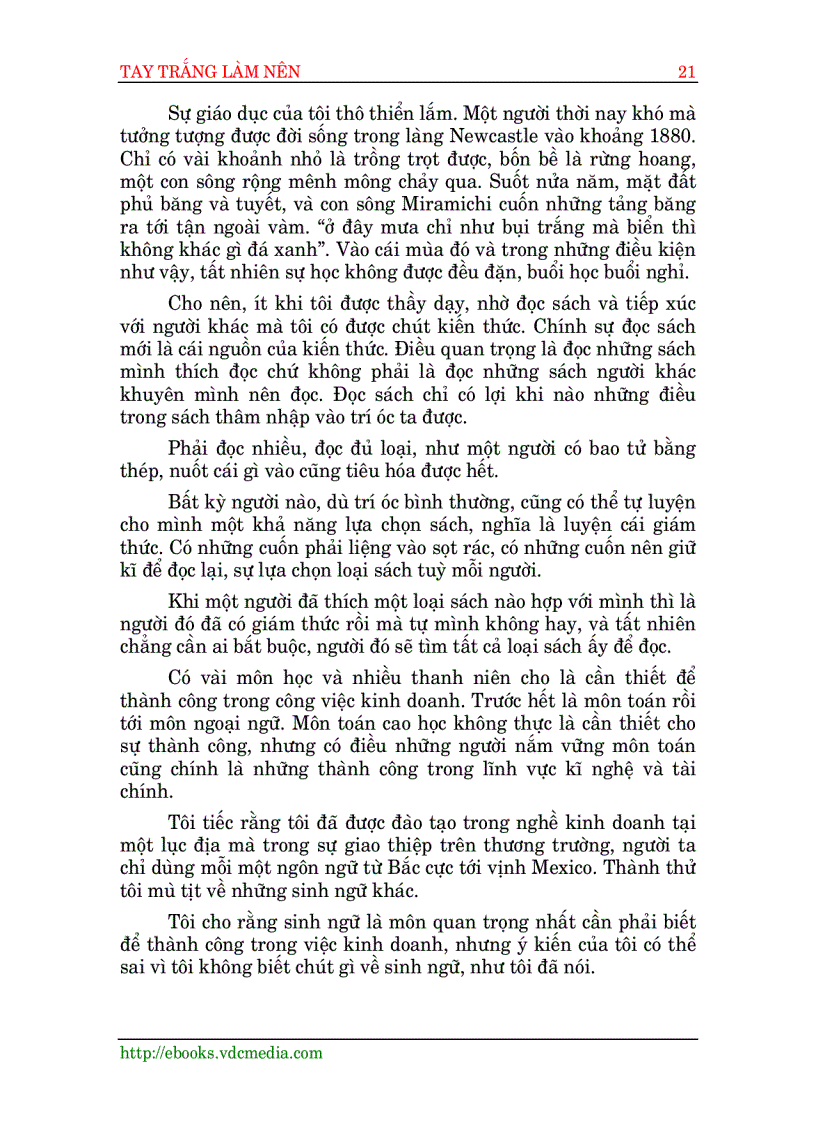 image for page Tay trắng làm nên